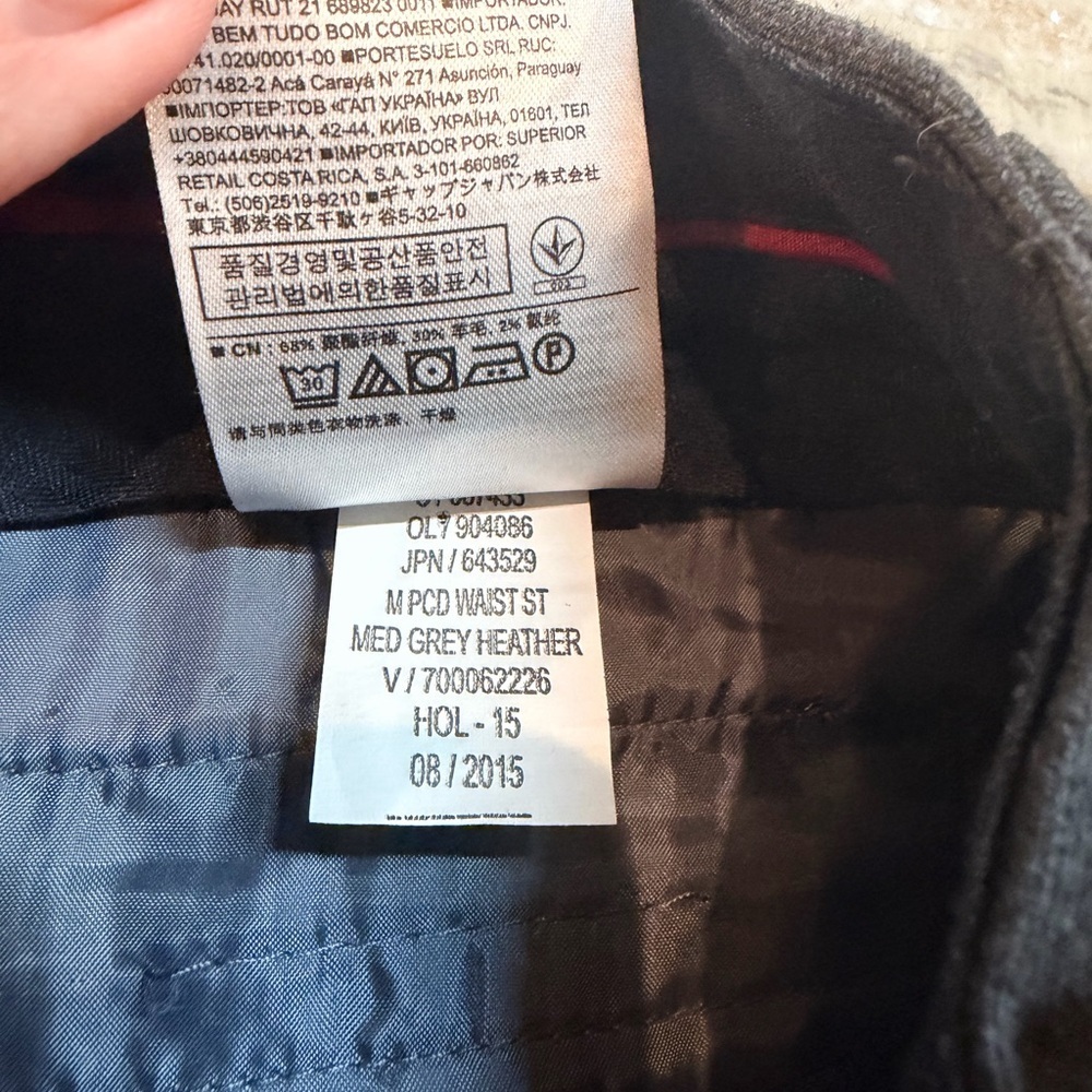 Banana Republic Martin Fit 8R Grey Straight Leg Work Pants - Picture 6 of 9